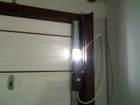 interno porta basculante automatica