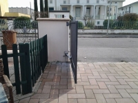 dopo: cancello a battente funzionante