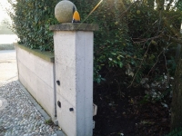 Situazione pre intervento cancello a battente provincia cremona